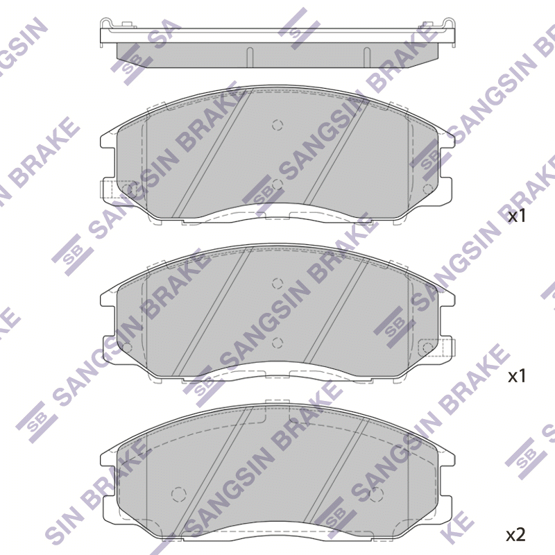 

Hi-Q SP1115 Тормозные колодки