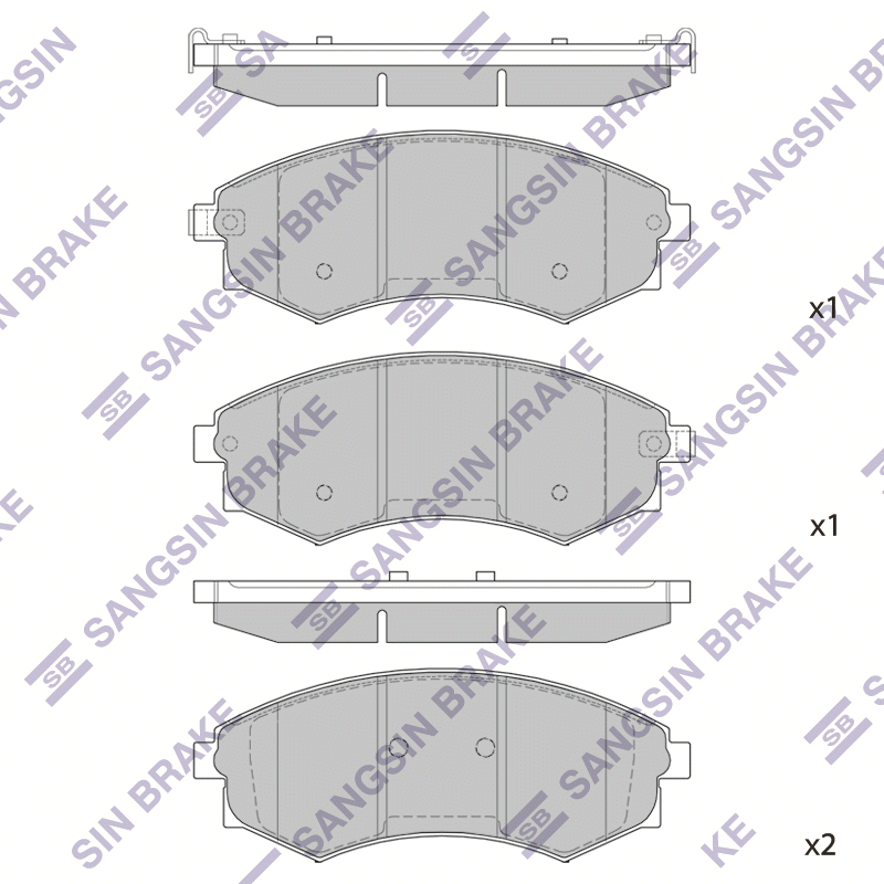 

Hi-Q SP1111 Тормозные колодки