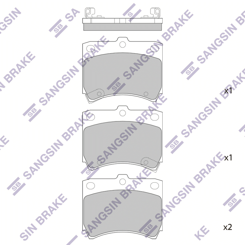 

Hi-Q SP1049 Тормозные колодки