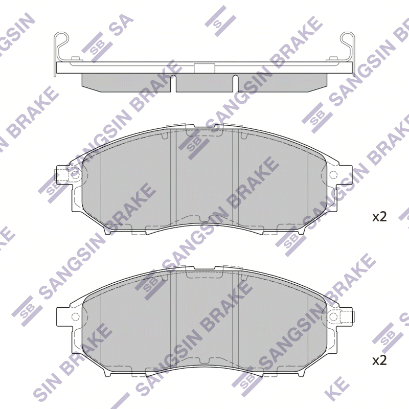 

Hi-Q SP1249 Тормозные колодки