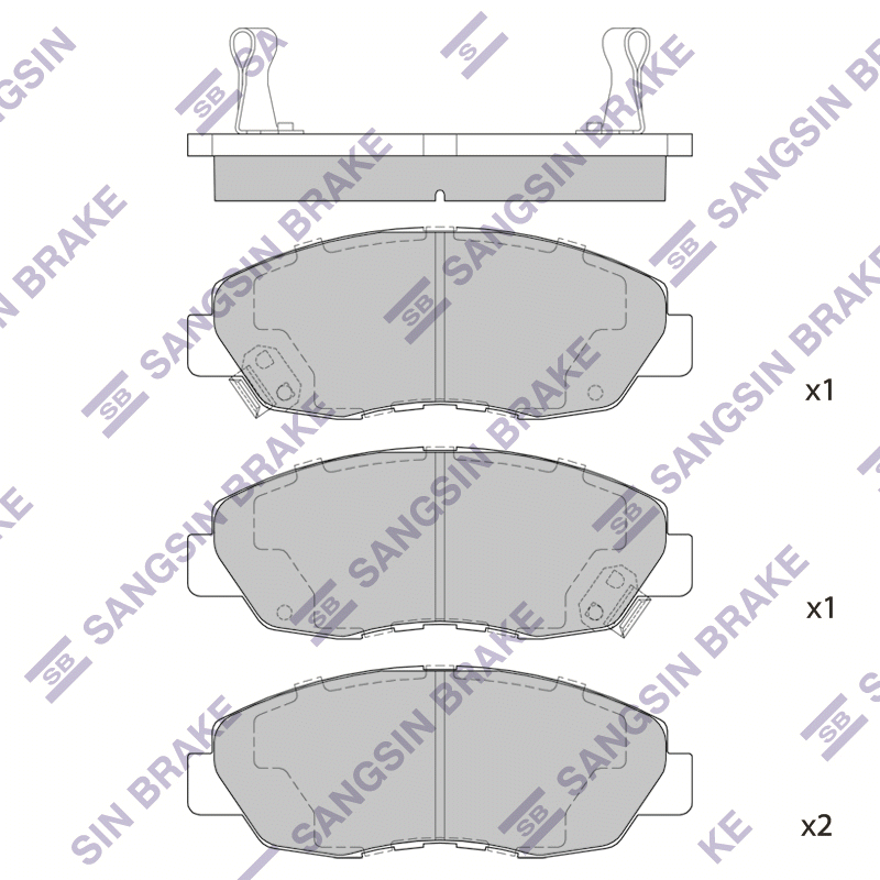 

Hi-Q SP1109 Тормозные колодки