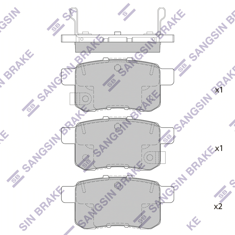 

Hi-Q SP2103 Тормозные колодки