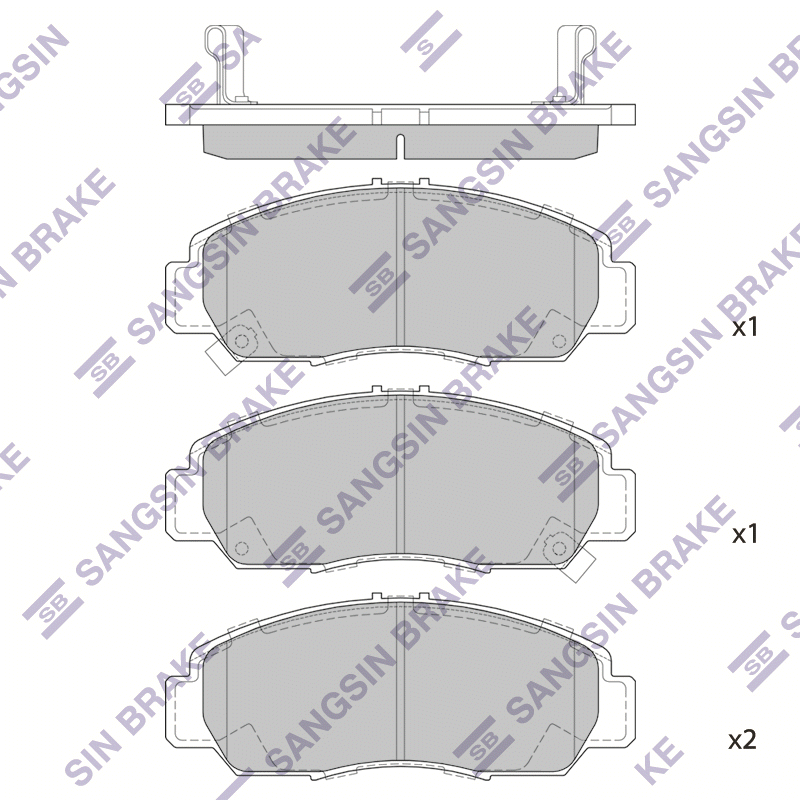 

Hi-Q SP2012 Тормозные колодки