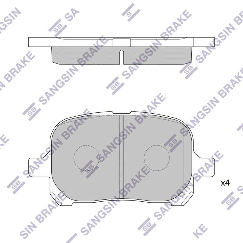 

Hi-Q SP1226 Тормозные колодки