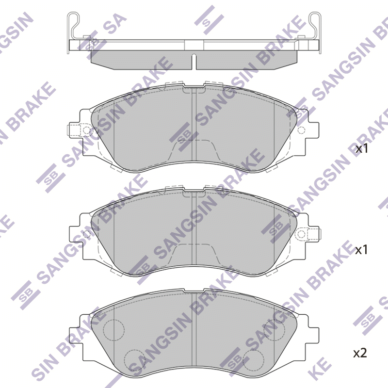 

Hi-Q SP1102 Тормозные колодки