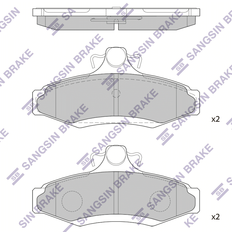 

Hi-Q SP1114 Тормозные колодки