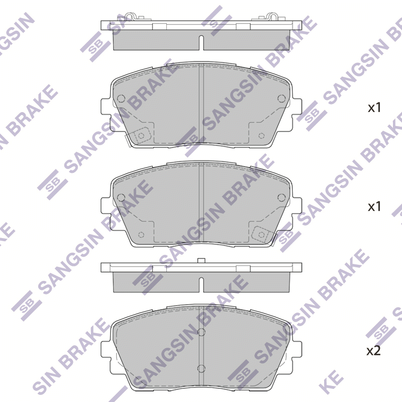 

Hi-Q SP1405 Тормозные колодки