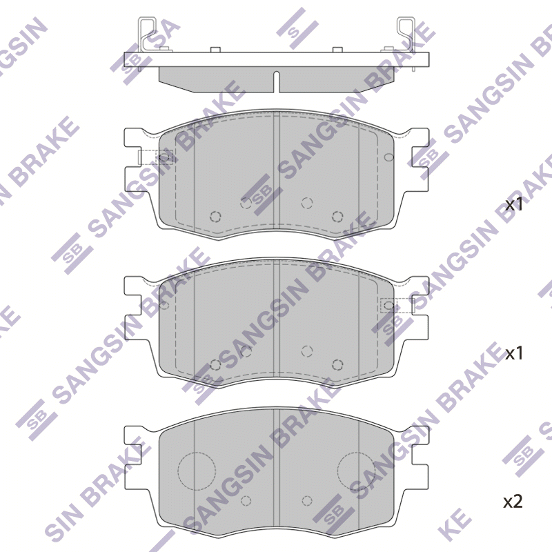 

Hi-Q SP1186 Тормозные колодки