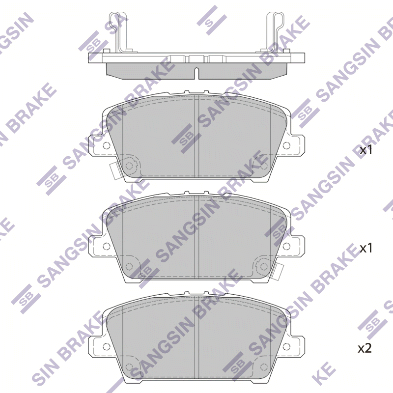 

Hi-Q SP1569 Тормозные колодки