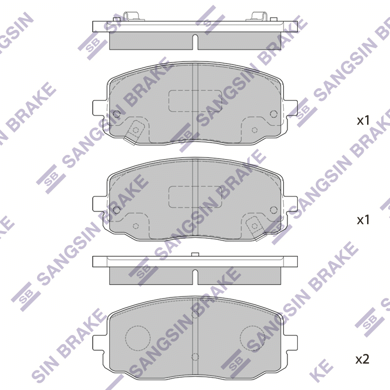 

Hi-Q SP1172 Тормозные колодки