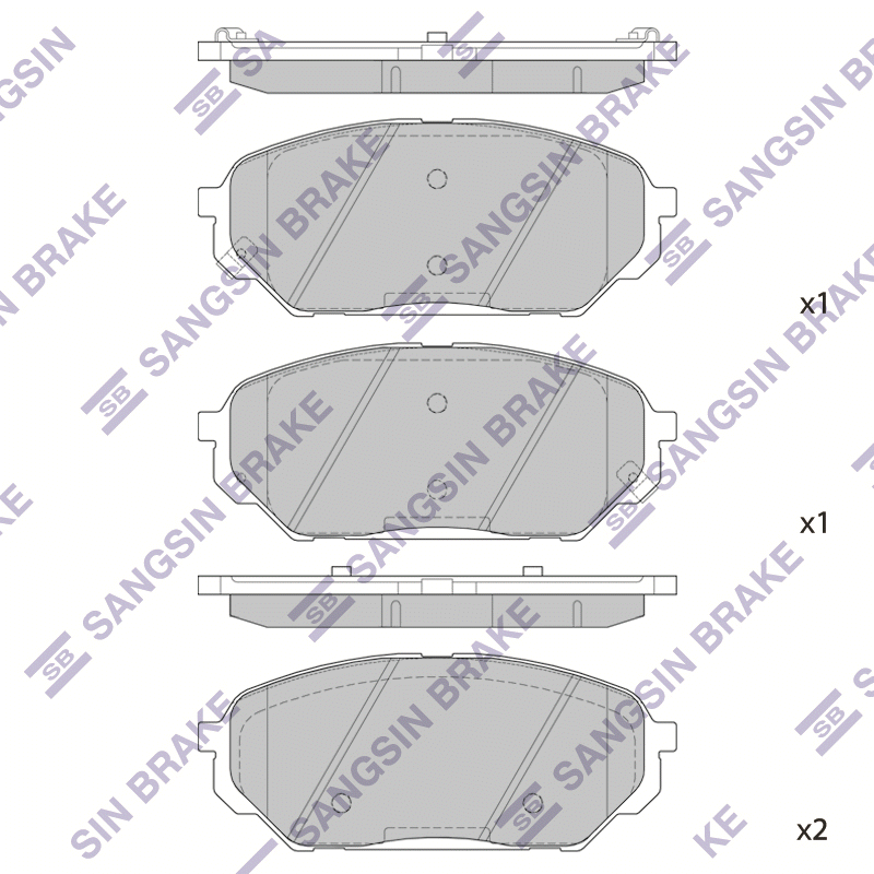 

Hi-Q SP1203 Тормозные колодки