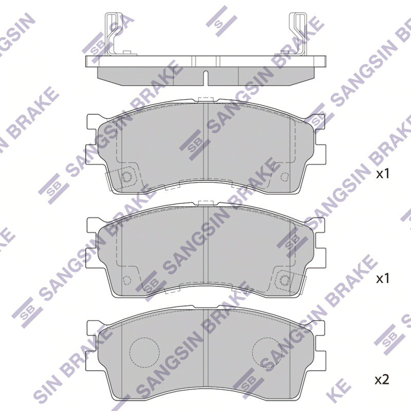 

Hi-Q SP1113 Тормозные колодки