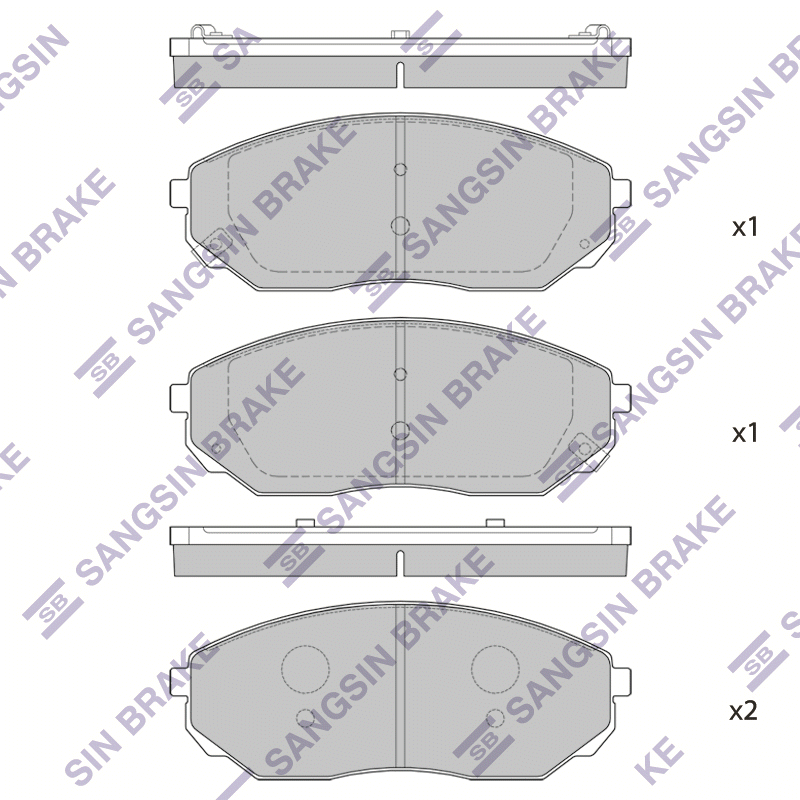 

Hi-Q SP1153 Тормозные колодки