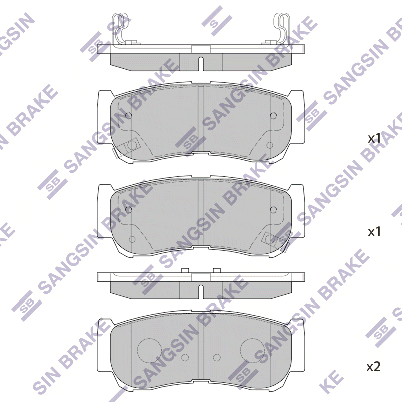 

Hi-Q SP1178 Тормозные колодки