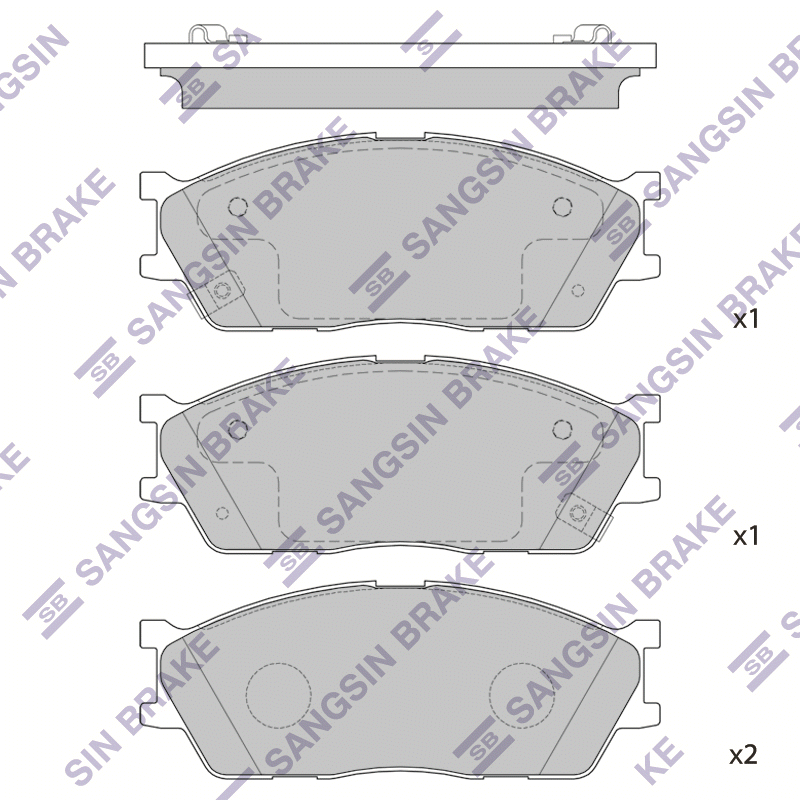 

Hi-Q SP1164 Тормозные колодки