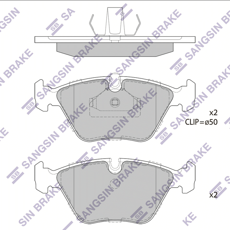 

Hi-Q SP1389 Тормозные колодки