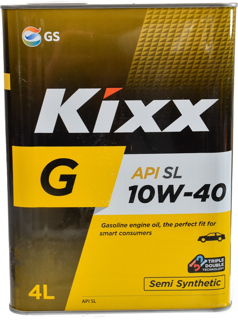 

Моторное масло Kixx G SL 10W-40 полусинтетическое GS1131187
