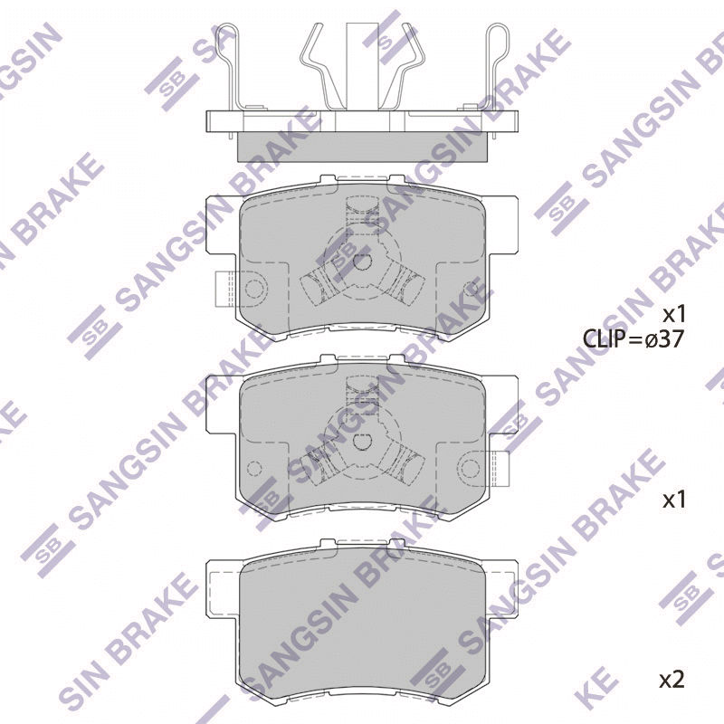 

Hi-Q SP2116 Тормозные колодки