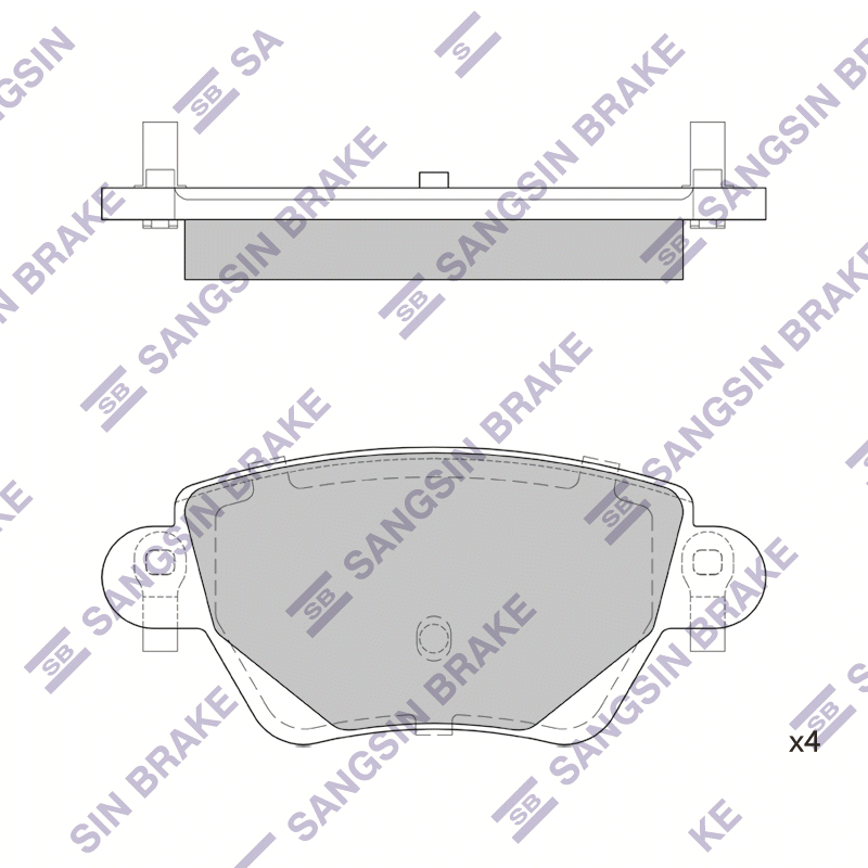 

Hi-Q SP2031 Тормозные колодки