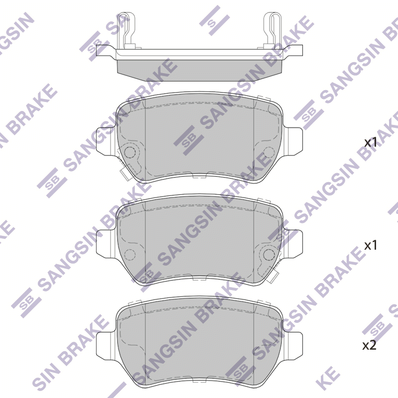 

Hi-Q SP1536 Тормозные колодки