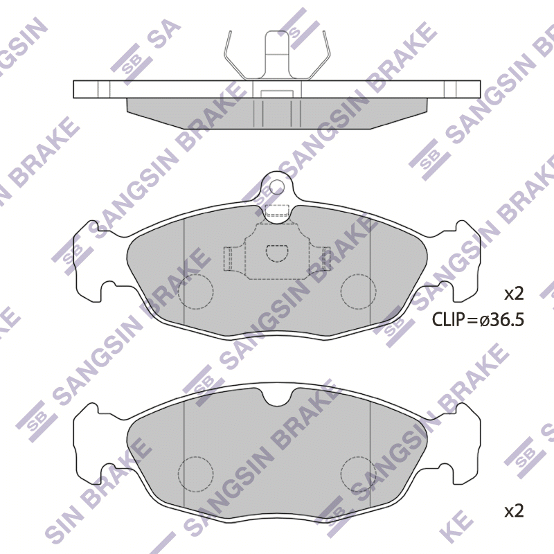 

Hi-Q SP1220 Тормозные колодки