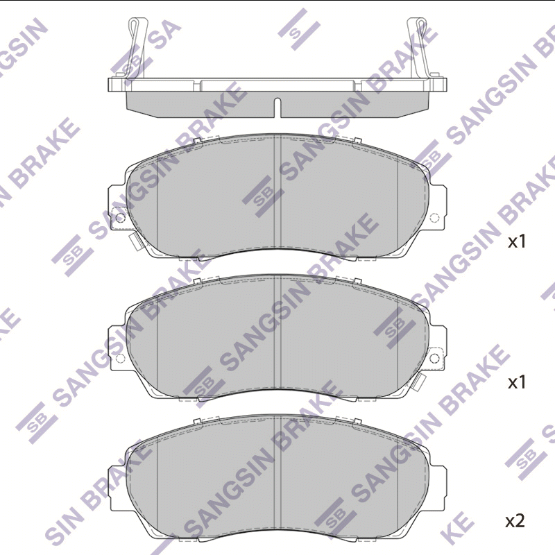 

Hi-Q SP2115 Тормозные колодки