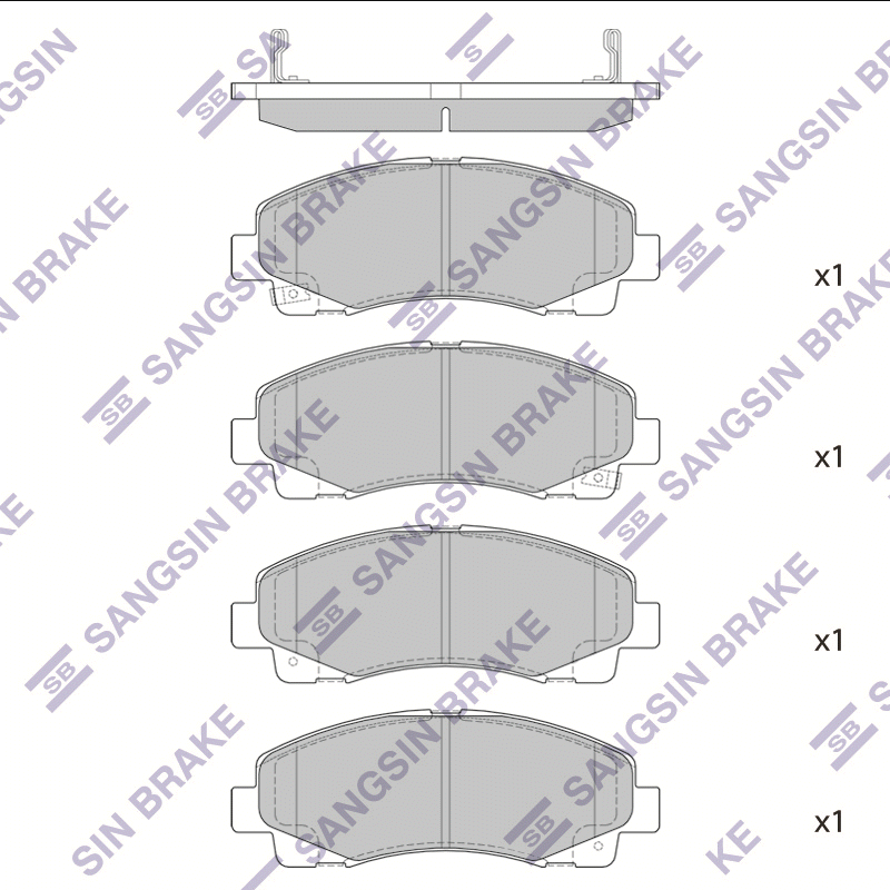 

Hi-Q SP1470 Тормозные колодки