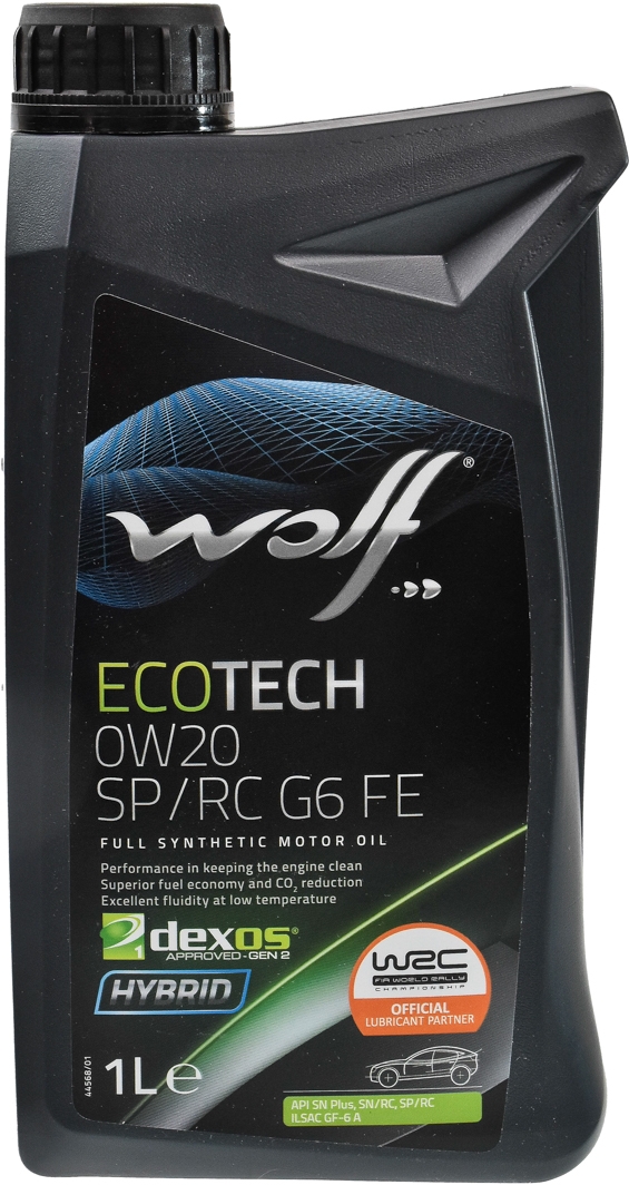 

Моторное масло Wolf Ecotech SP/RC G6 FE 0W-20 синтетическое 1047261