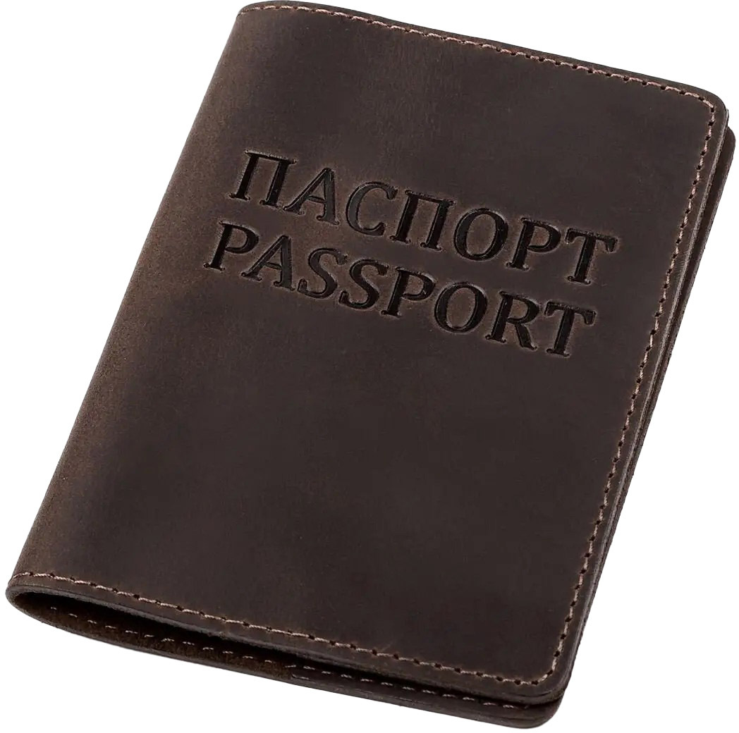 

Обложка для паспорта Shvigel 13918 коричневый