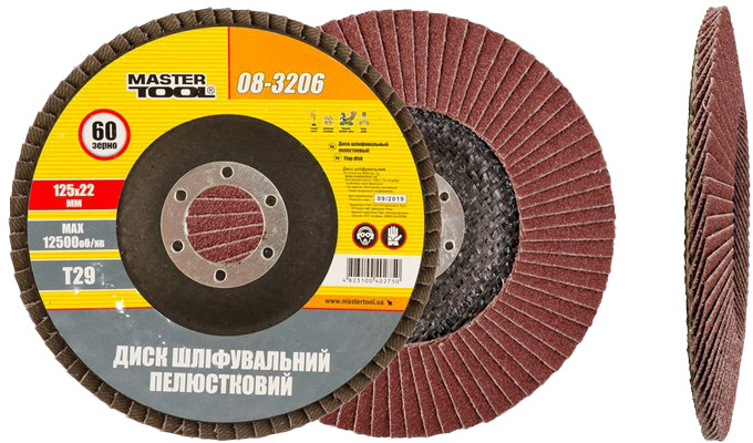 

Круг лепестковый MasterTool 08-3206 125 мм