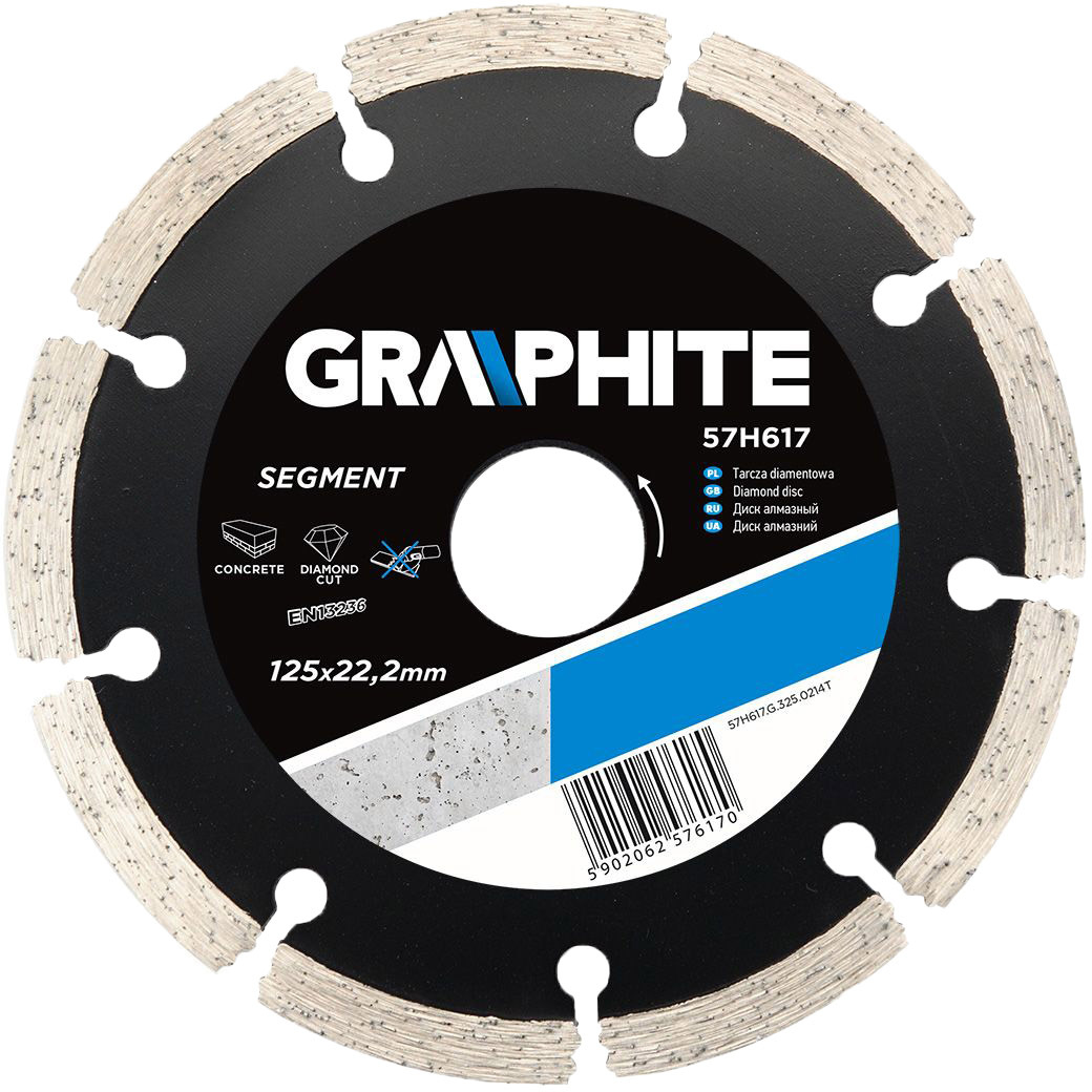 

Круг отрезной Graphite 57H617 125 мм
