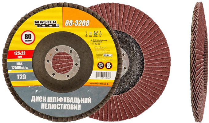 

Круг лепестковый MasterTool 08-3208 125 мм
