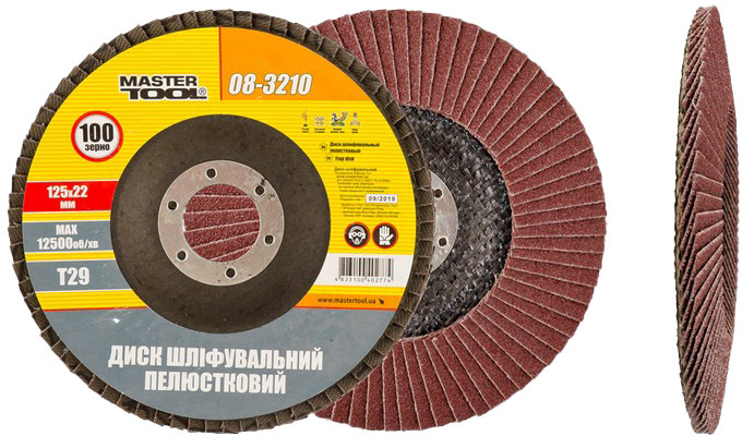 

Круг лепестковый MasterTool 08-3210 125 мм