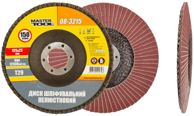 

Круг лепестковый MasterTool 08-3215 125 мм