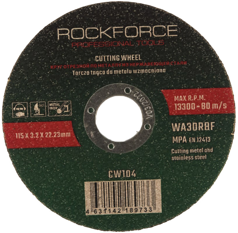 

Круг отрезной Rockforce RF-CW104 115 мм