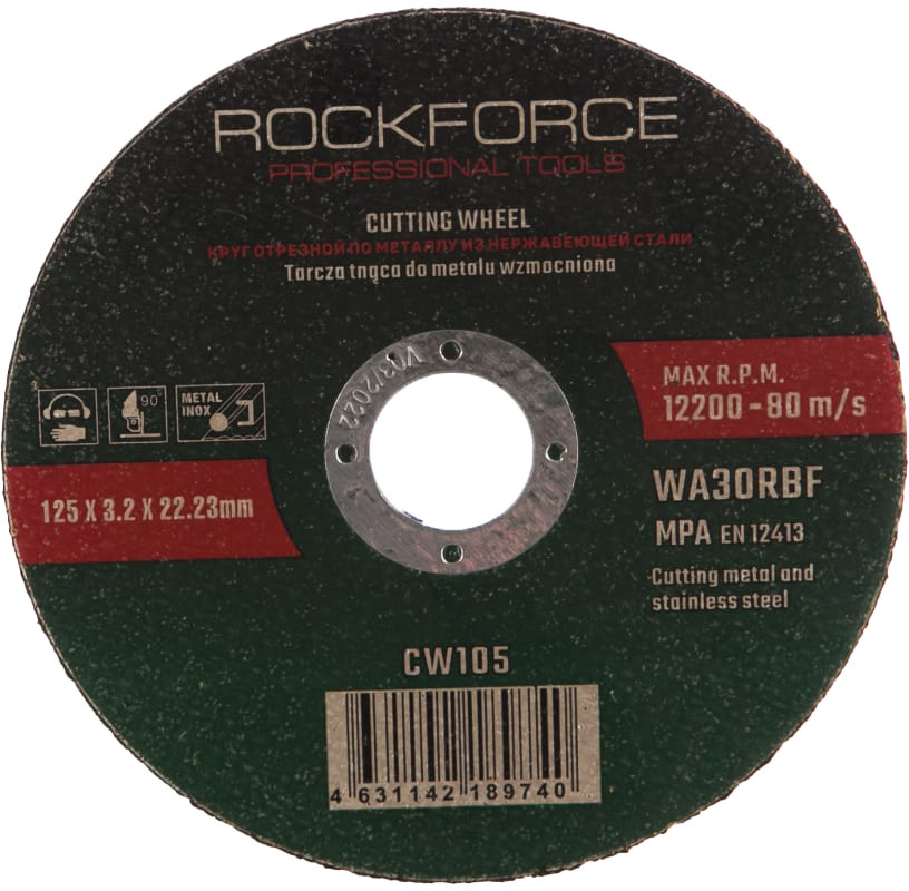 

Круг отрезной Rockforce RF-CW105 125 мм