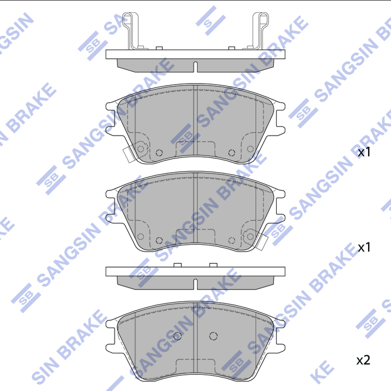 

Hi-Q SP1147 Тормозные колодки