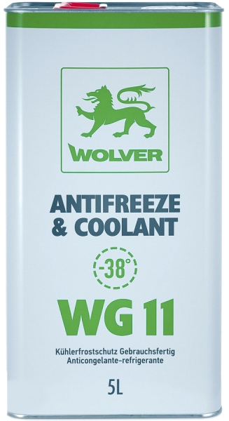 

Готовый антифриз Wolver Antifreeze & Coolant WG11 G11 зеленый -38 °C 4260360944260