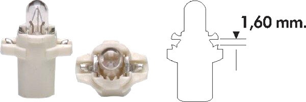 

Автолампа Magneti Marelli PB32W12V B2,4W B8,3d 2 W прозрачная