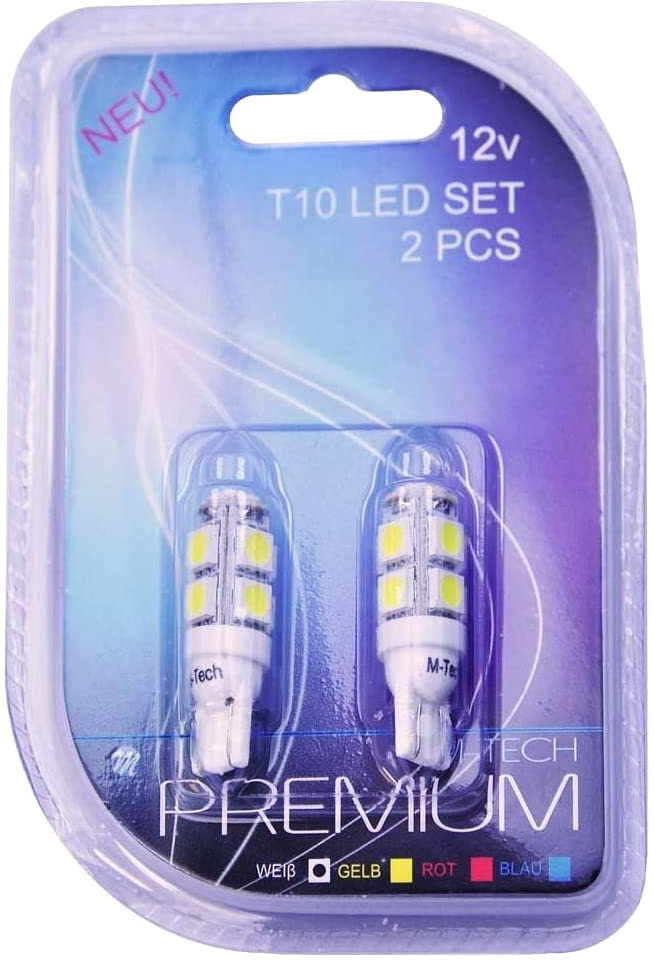 

Автолампа M-TECH LB058W Premium W5W W2,1x9,5d 2,16 W