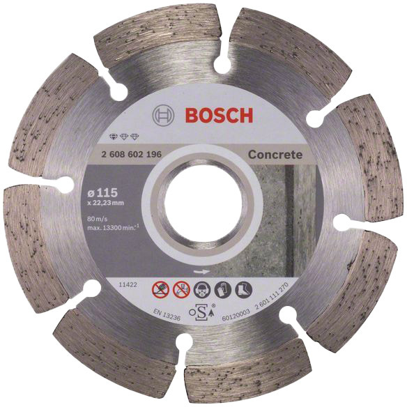 

Круг отрезной Bosch Standard for Concrete 2608602196 115 мм