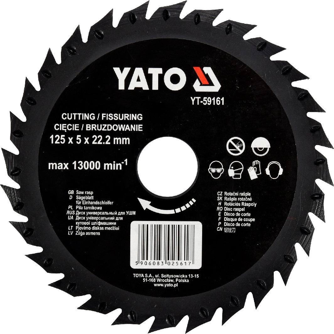 

Круг отрезной Yato YT-59160 115 мм