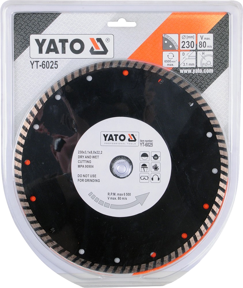 

Круг отрезной Yato YT-6025 230 мм