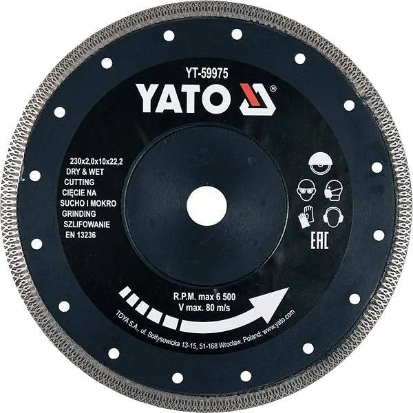 

Круг отрезной Yato YT-59975 230 мм
