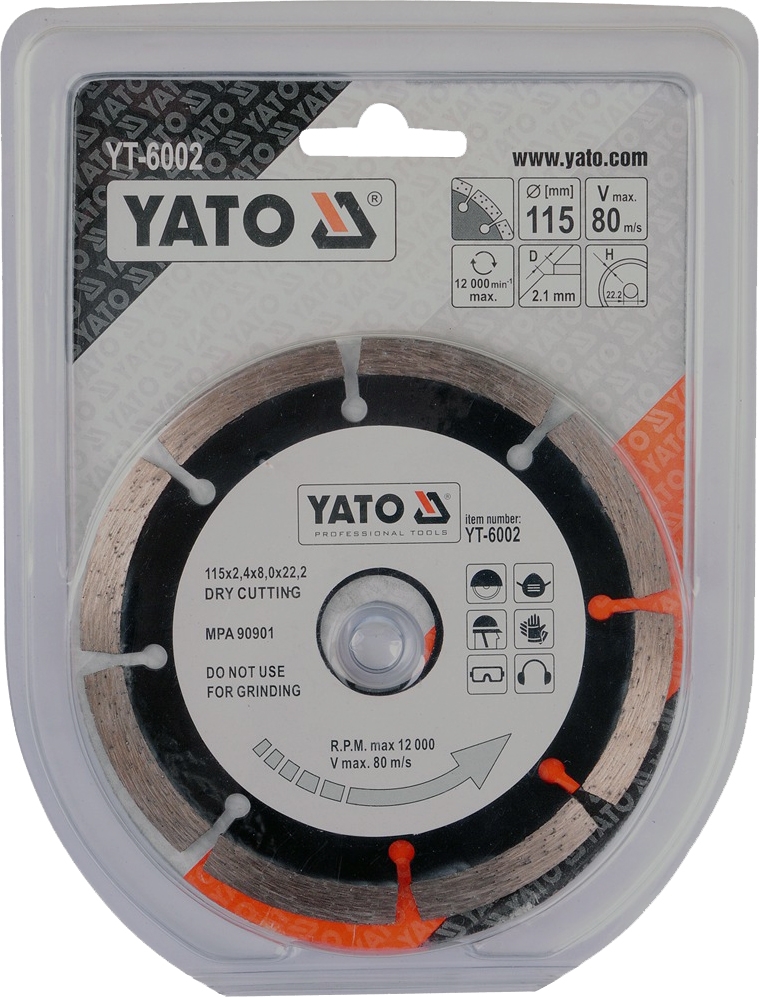 

Круг отрезной Yato YT-6002 115 мм
