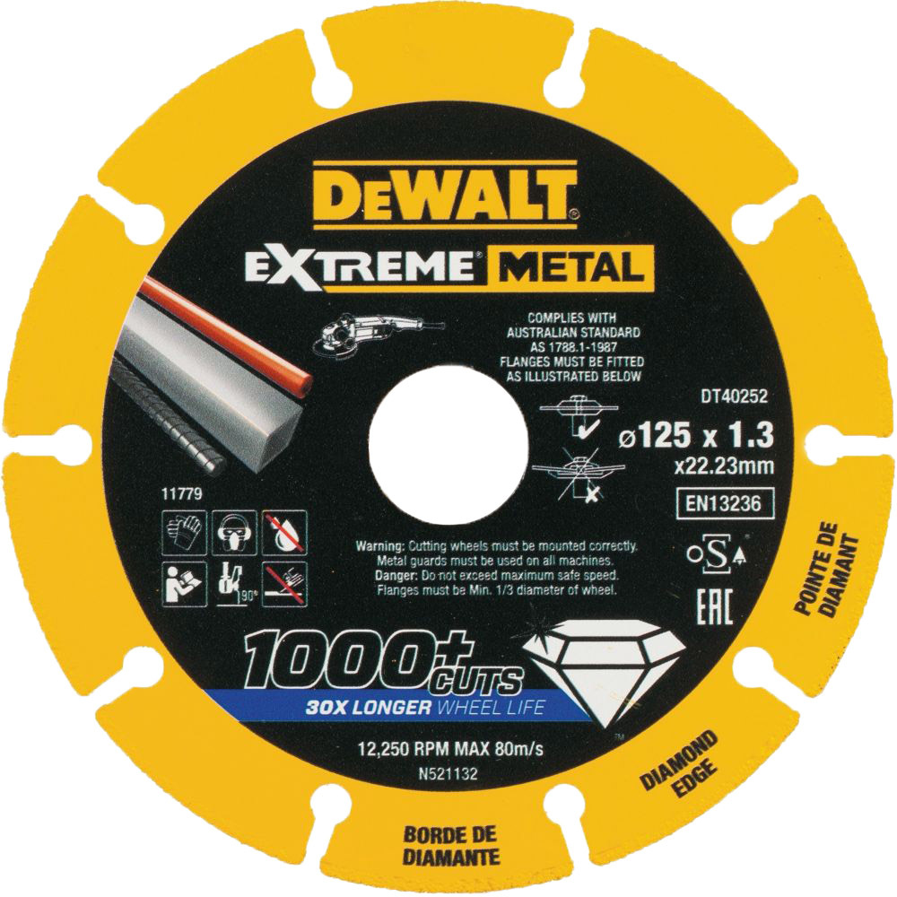 

Круг отрезной DeWALT Extreme Metal DT40252 125 мм