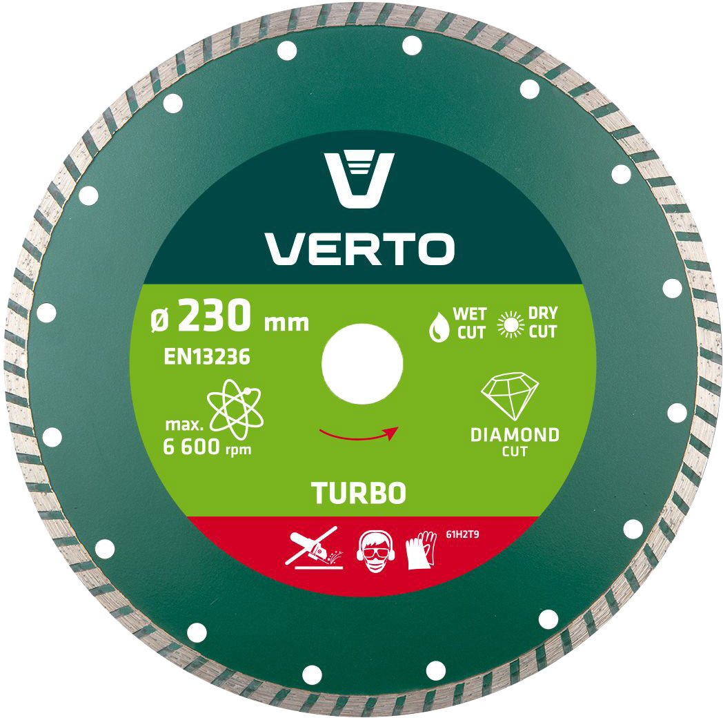 

Круг отрезной Verto Turbo 61H2T9 230 мм