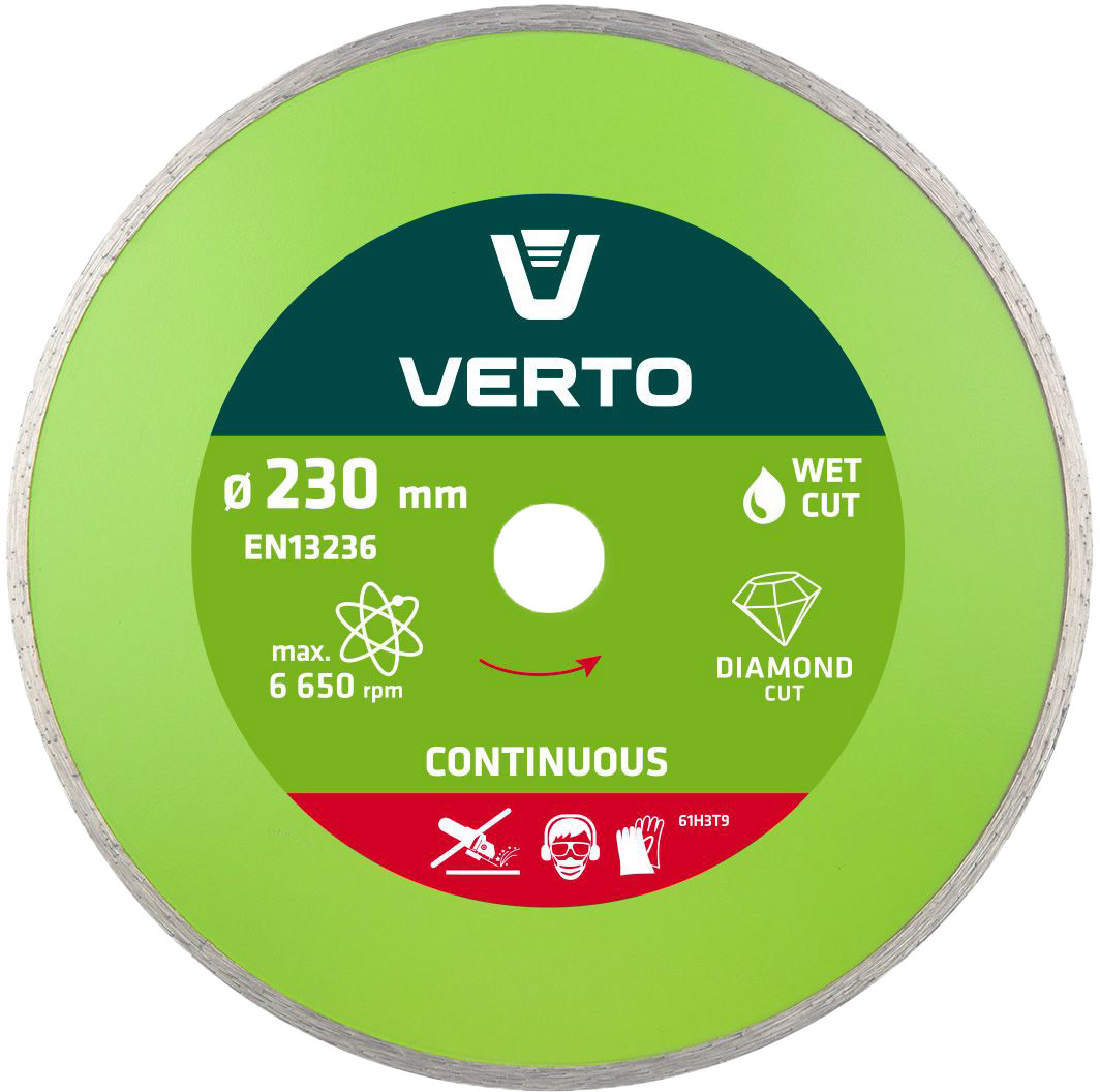 

Круг отрезной Verto Continuous 61H3T9 230 мм