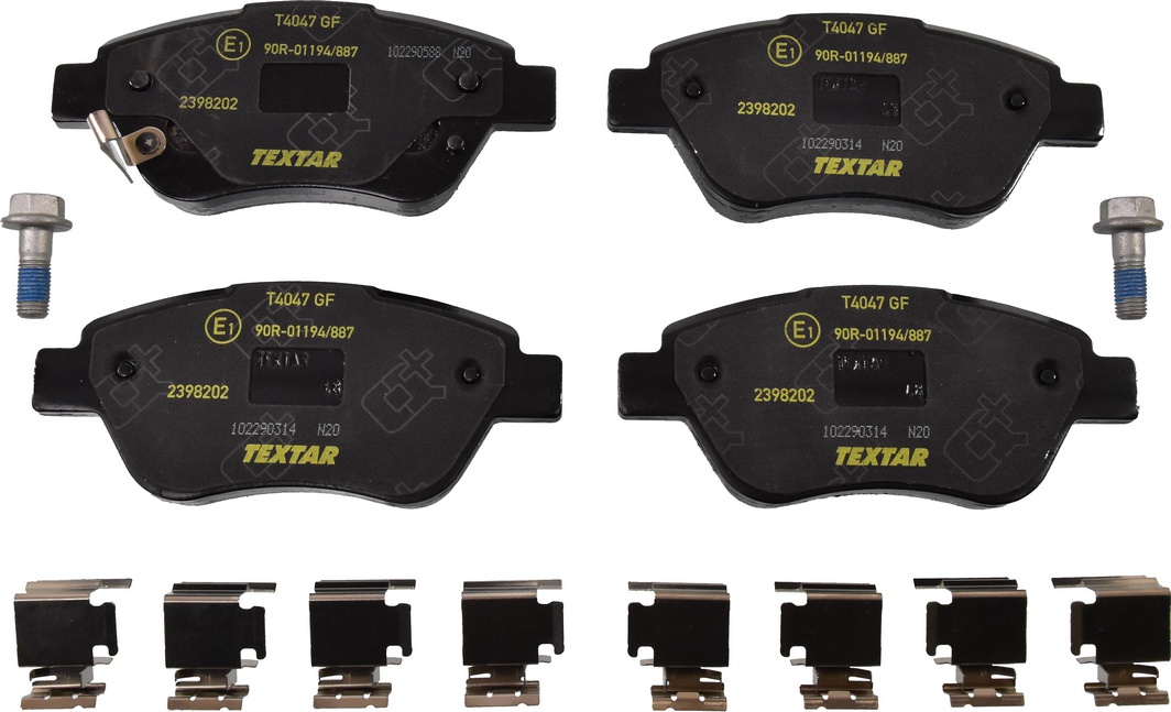 

Textar 2398202 Тормозные колодки