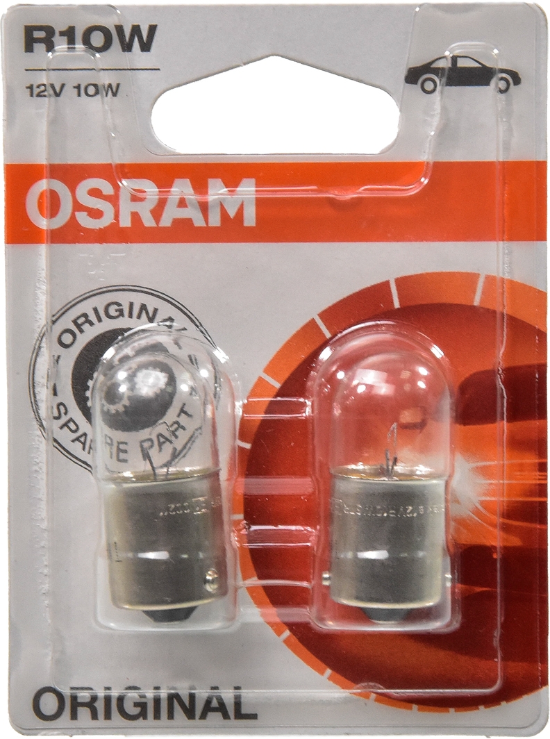 

Автолампа Osram 5008-02B Original Line R10W BA15s 10 W прозрачная